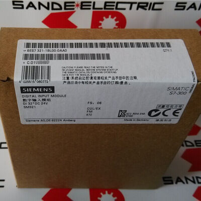 6ES7321-1BL00-0AA0 SIEMENS 6ES73211BL000AA0 6ES7 321-1BL00-0AA0 đầu vào kỹ thuật số