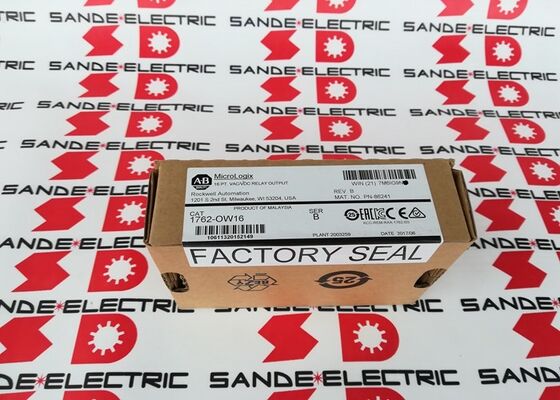 Một nhà máy niêm phong Allen Bradley Micrologix 16 điểm Output Model 1762-OW16 1762OW16 1762-0W16