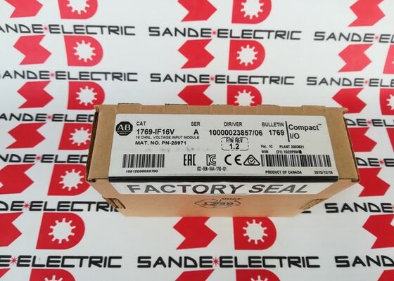 Một mô-đun đầu vào điện áp tương tự 16 kênh Allen Bradley 1769-IF16V /A 2014 mới