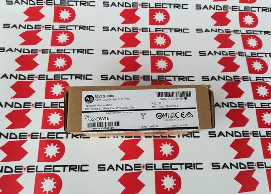Một nhà máy niêm phong Allen Bradley Micrologix 16 điểm Output Model 1762-OW16 1762OW16 1762-0W16