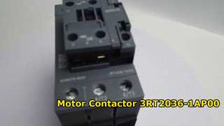 Video trình diễn sản phẩm Siemens 3RT2036-1AP00 SIRIUS Power Contactor